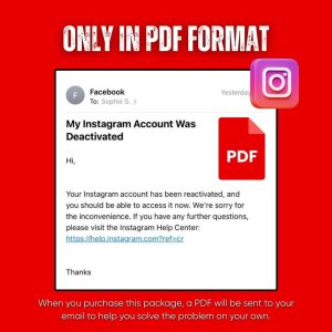 How to Recover a Disabled Instagram Account (PDF)